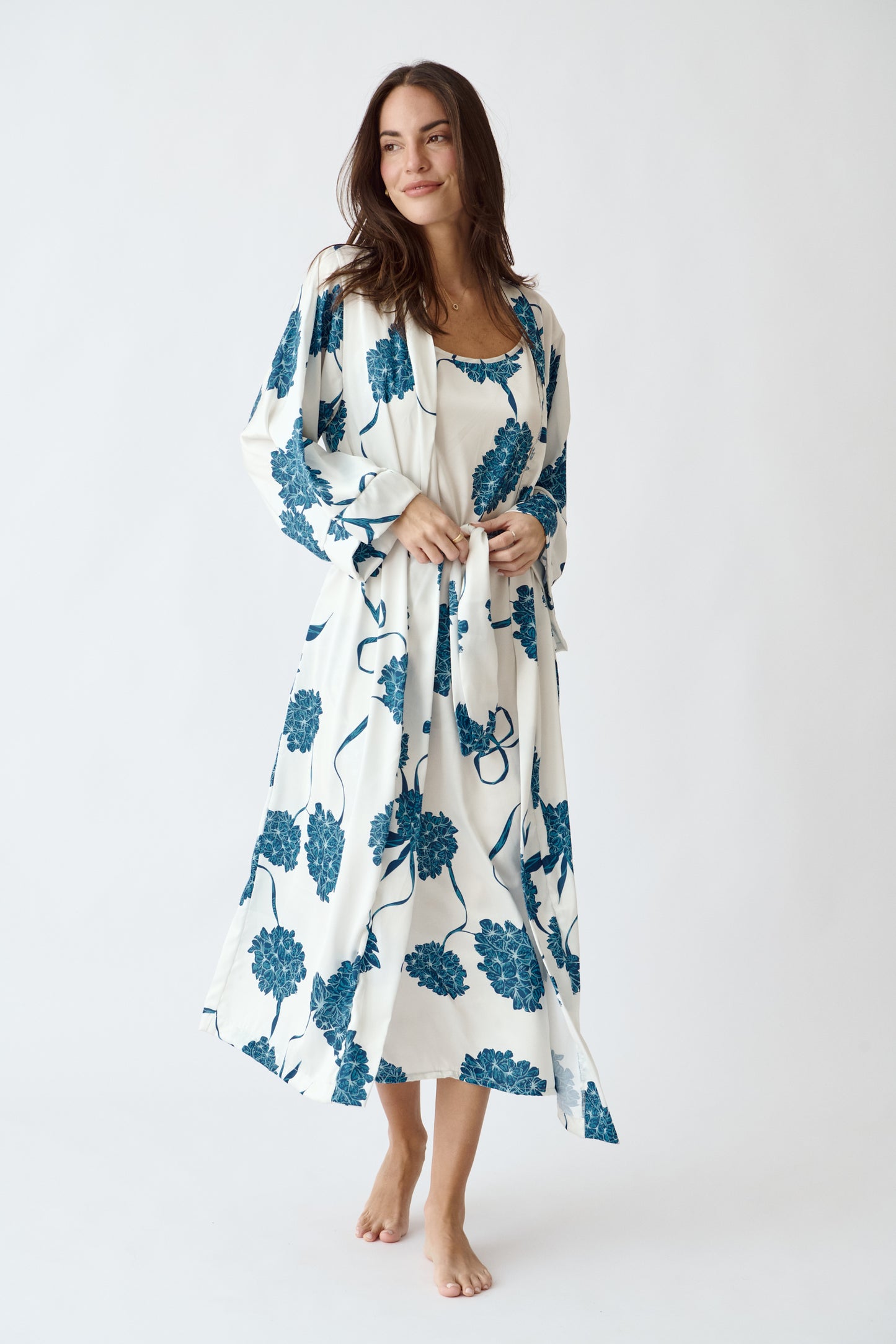 Washable Silk Kimono - Blossom