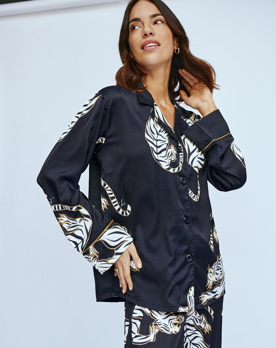 Washable Silk Pajama Set - Kenya