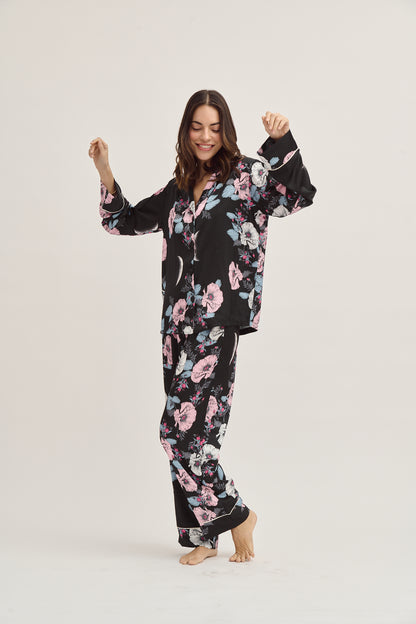 Washable Silk Pajama Set - Grace Kelly